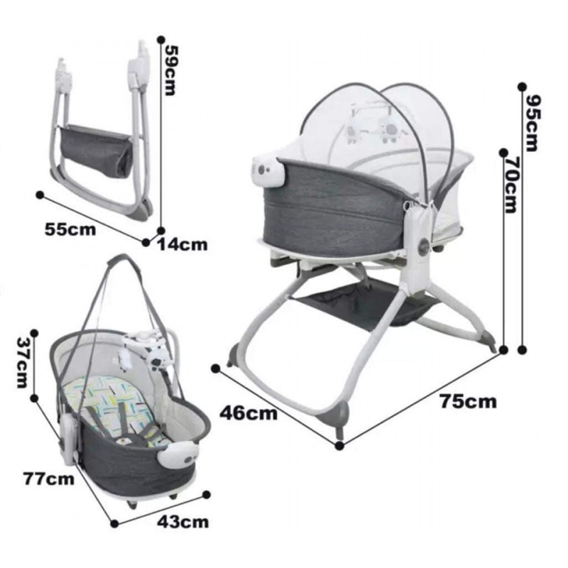 Mastela 6 in 1 Multi-Function Bassinet