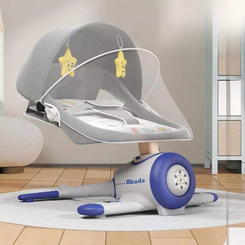 Electric vibrator in the shape of an airplane