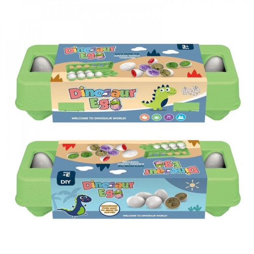 12Pcs Matching Dino Eggs Dinosaur Toys Kids Baby Toys for 2 3 4 5 Year Old Color Recognition Fine Motor Skills Early Educational Toys for Toddlers Easter Eggs for Boys Girl