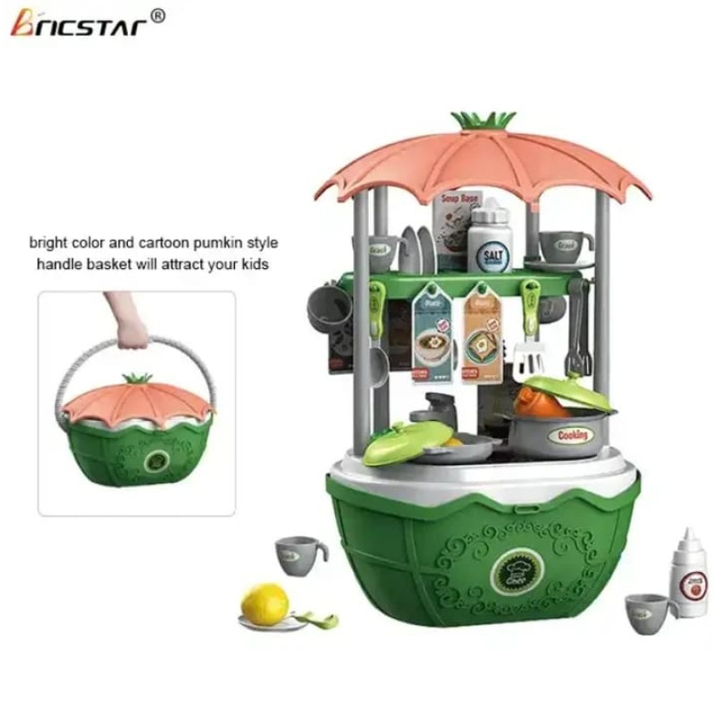 WONDER CREATURES 4 in 1 Surprise Cooking Food Car Pretend Play Set 47 PC