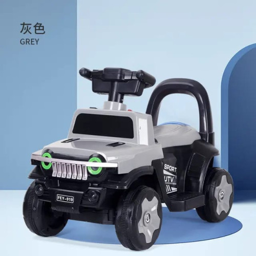 عربات الأطفال الكهربائية بأربعة عجلات يمكن ركوبها للأطفال بعمر 2 - 4 سنوات سيارة لعبة كهربائية متعددة الوظائف سيارة كهربائية للأطفال