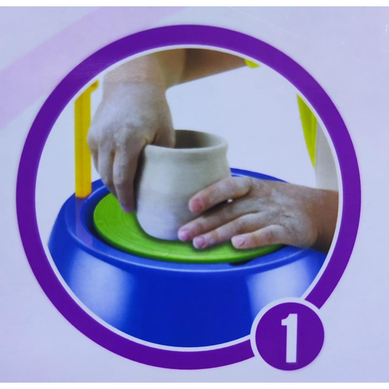 Pottery Wheel with Clay Set, Toys for 7-Year-Old Boy and Girl ( لعبة عجلة الفخار مع مجموعة الطين)