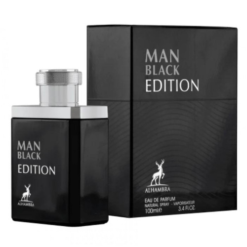 Man Black Edition EDP Perfume By Maison Alhambra 100 ML