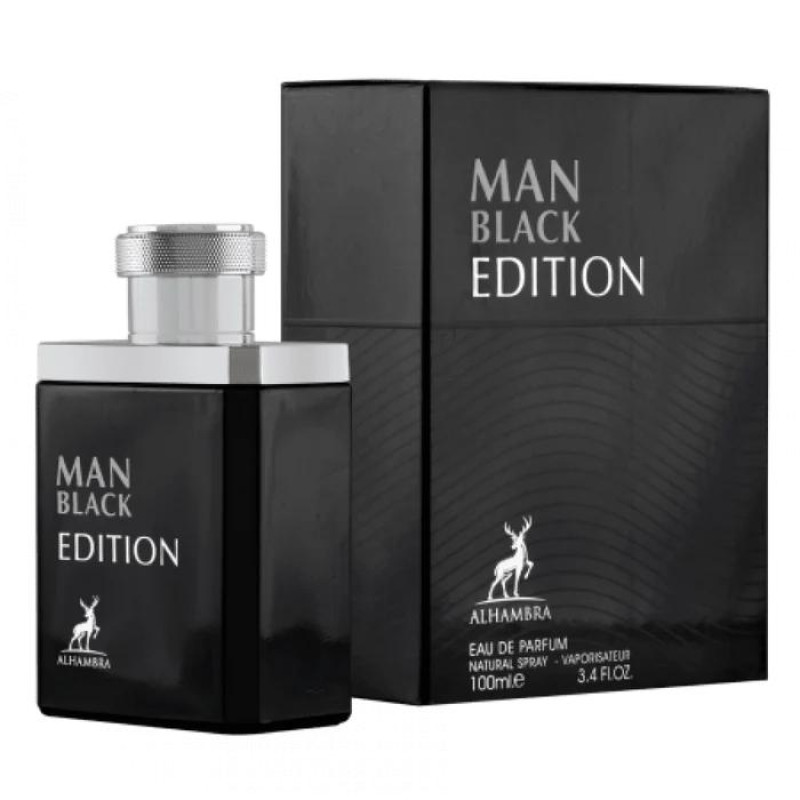Man Black Edition EDP Perfume By Maison Alhambra 100 ML