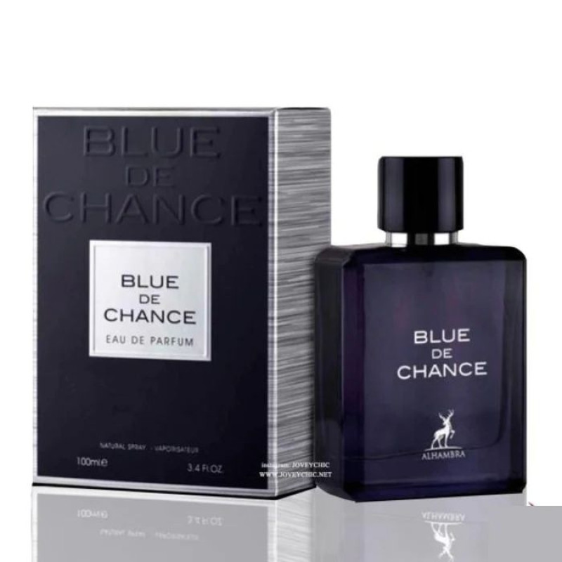 Blue De Chance By Maison Alhambra Men's Eau De Parfum,100m