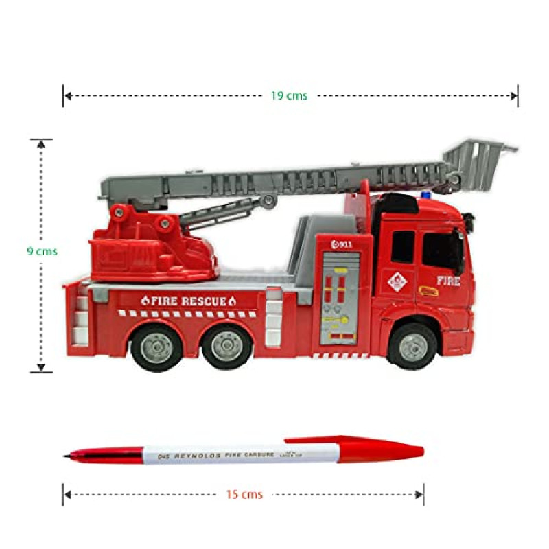 Fire Service Rescue Water Sprayer Vehicle (Red ) (سيارة إطفاء تعمل بالبطاريه )