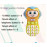 EMOB Plastic Cute Face Expression Changer Musical Mobile Toy with Light and Sound Effects for Kids, Multicolour