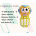 EMOB Plastic Cute Face Expression Changer Musical Mobile Toy with Light and Sound Effects for Kids, Multicolour