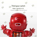 Iron Man 360 Degree Rotating Dancing Musical Toy Hero Robot Dancing Bump N Go Action Toys, Flashing Light and Moving Best Toy for Kids (Iron Man) ( الأبطال الخارقين )