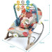 (I BABY) Baby Rocking Chair Baby Multi-Function Music Vibration Rocking Bed Lightweight Foldable Children Rocking Rocking Chair featuring Smart Stages Educational Content for Infants Toddlers