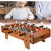 Foosball Table, Wooden Mini Tabletop Soccer Game, Table Top Football Game Table, Football Soccer Game Table for Game Rooms, Parties, Birthday Gift, 69CM.L x 37 CM .W x .24 CMH Centimetres