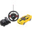 Xf Racing Car with Remote Control - Black and Yellow
