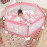SURPCOS Baby Playpen, Playard for Baby - Safety Play Pen for Infant and Baby, with Basketball Board, 6-Panel (حاجز العاب وكرات )