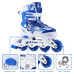 Kids Inline Skates Adjustable, Perfect First Kids Skates for Girls Boys and Beginners with All Illuminating Wheels, Youth Children’s Indoor&Outdoor Ice Skating Equipment MULTICOLO