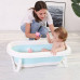 Foldable baby bathtub baby bath basin toddler sitting and sleeping large household bathtub newborn children's products