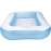 Rectangular Baby Pool With Soft Inflatable Floor 166*100*25 Cm