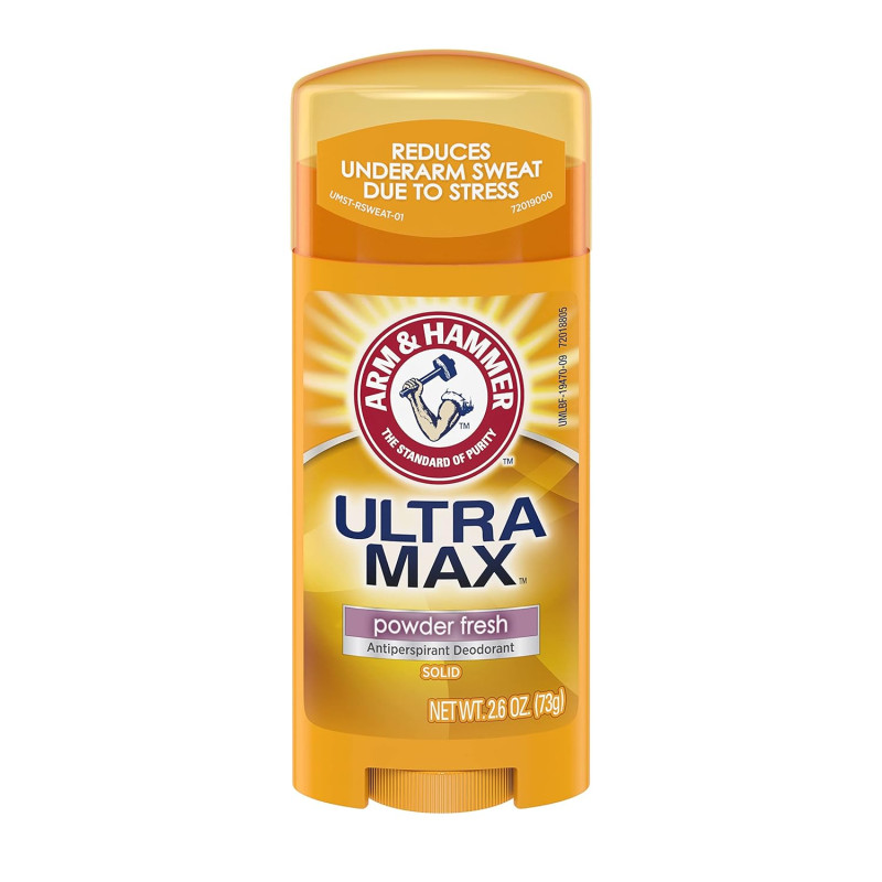 ARM & HAMMER ULTRAMAX Anti-Perspirant Deodorant Solid Unscented 2.60 oz (73g)