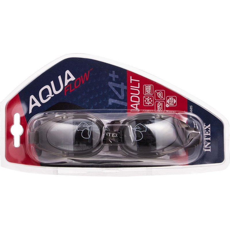 Intex Water Pro Adjustable Swimming Pool Sport Goggles Clear - 55685