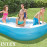 Intex 57180 Rectangular Swimming Pool, White Blue, 203 x 152 x 48 cm, I3.5 l