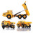 Scale Alloy Diecast Mini Dump Truck Construction Vehicle Model Toy Gift